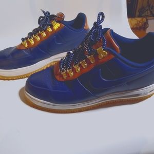 Nike Lunar Force 1 Duckboot Low Obsidian Saddle Br